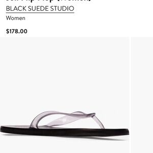 Black Studio Jelly Black Flip Flop. Size 9 or EU size 40. Brand New